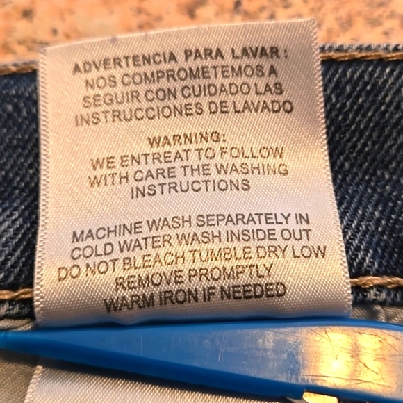 Fashion Nova Men Straight Leg Dark Wash Jeans Size 42 (30L) 5 Pocket - Picture 12 of 16